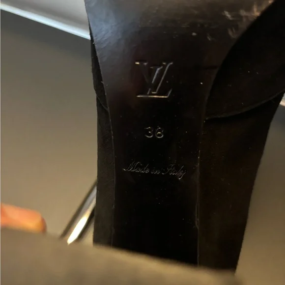 Louis Vuitton Black Suede Boots - Picture 5 of 5